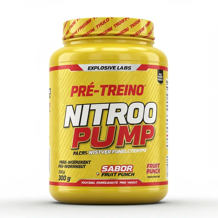 Pré-Treino NitroPump 300g - Explosive Labs (Sabor Fruit Punch)