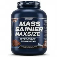 Mass Gainer MaxSize 3kg - NitroForce (Sabor Chocolate Intenso) - imagem 2