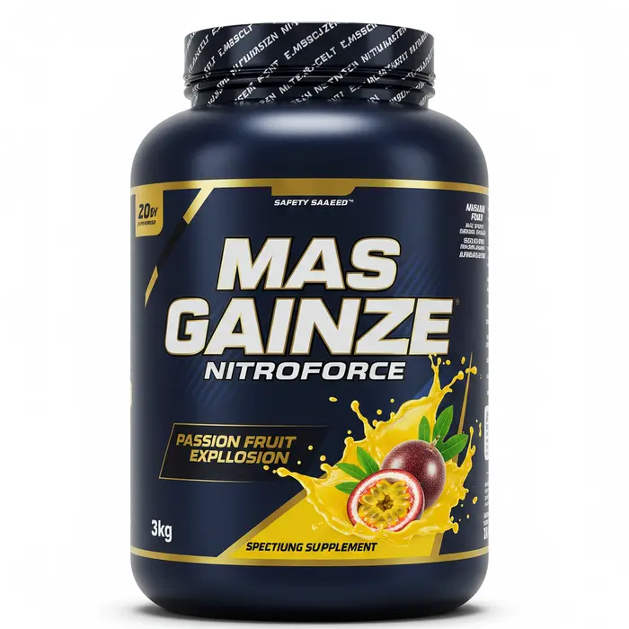 Mass Gainer MaxSize 3kg - NitroForce (Sabor Chocolate Intenso)
