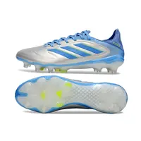 Chuteira Campo Adidas Copa Pure III Elite FG Azul e Prata - imagem 4