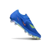 Chuteira Campo Nike Phantom GX 3 Elite FG Azul e Laranja - imagem 6