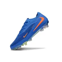 Chuteira Campo Nike Phantom GX 3 Elite FG Azul e Laranja - imagem 5