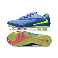 Chuteira Campo Nike Phantom GX 3 Elite FG Azul, Verde e Rosa - imagem 2