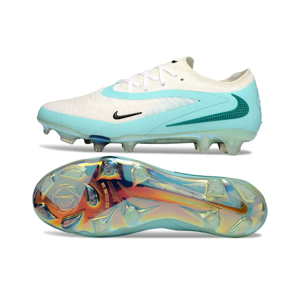 Chuteira Campo Nike Phantom GX 3 Elite FG Branco e Verde