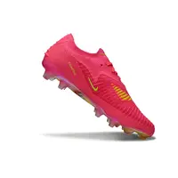 Chuteira Campo Nike Phantom GX 3 Elite FG Rosa e Verde - imagem 6