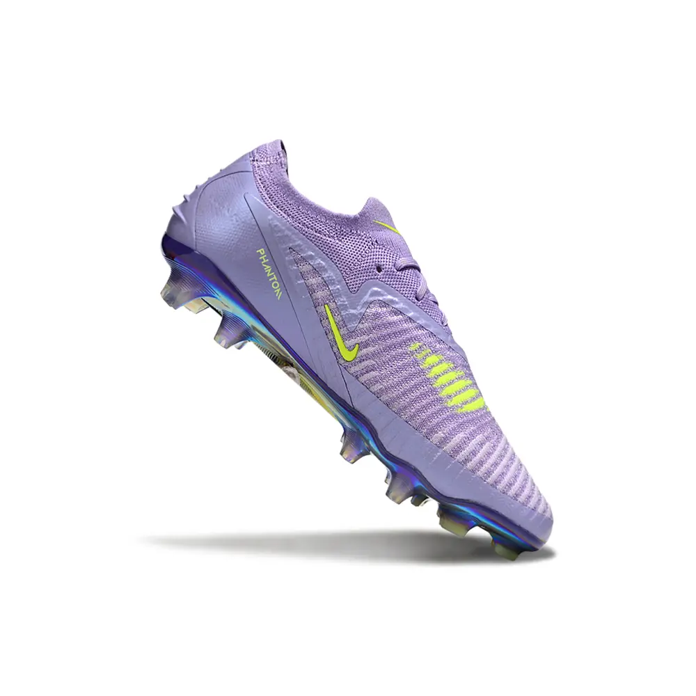 Chuteira Campo Nike Phantom GX 3 Elite FG Roxo e Verde