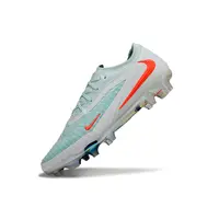 Chuteira Campo Nike Phantom GX 3 Elite FG Verde, Branco e... - imagem 5