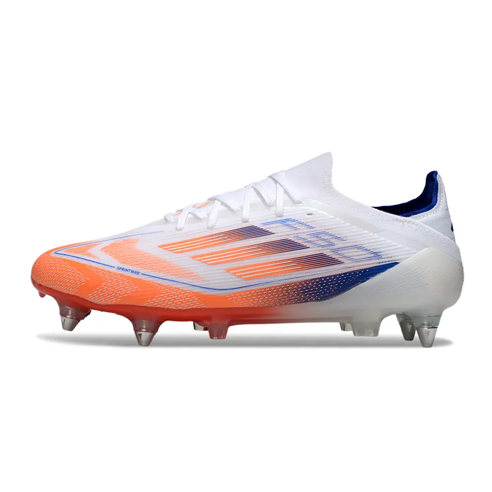 Chuteira Campo Adidas F50 Ponta de Aluminio Branco, Laran...