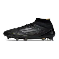 Chuteira Campo Adidas F50 Cano Médio FG Preto e Dourado - imagem 1