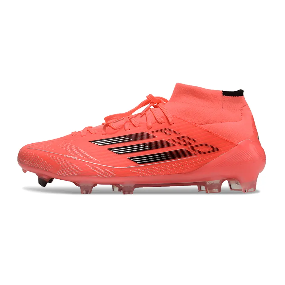 Chuteira Campo Adidas F50 Cano Médio FG Vermelha