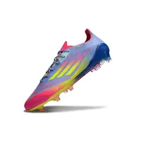 Chuteira Campo Adidas F50 FG Azul e Rosa - imagem 4