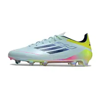 Chuteira Campo Adidas F50 FG Azul, Rosa e Amarelo - imagem 1