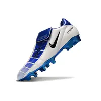 Chuteira Campo Nike Total 90 FG Branca e Azul - imagem 3