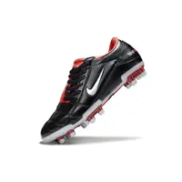 Chuteira Campo Nike Total 90 FG Preto e Vermelho - imagem 5