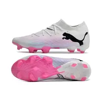 Chuteira Campo Puma Future 7 FG Branca e Rosa - imagem 6