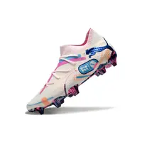 Chuteira Campo Puma Future 7 FG Branca, Azul e Rosa - imagem 6