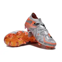 Chuteira Campo Puma Future 7 FG Cinza e Laranja - imagem 4