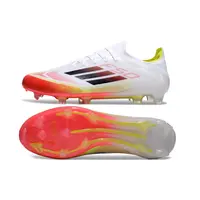 Chuteira Campo Adidas F50 FG Branca e Laranja - imagem 5