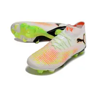 Chuteira Campo Puma Future 8 FG Branca, Laranja e Verde - imagem 4