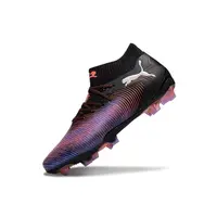 Chuteira Campo Puma Future 8 FG Preta, Vermelho e Roxo - imagem 5