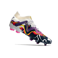 Chuteira Campo Puma Future Ultimate FG Branca e Roxa - imagem 7