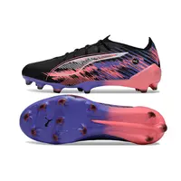 Chuteira Campo Puma Ultra 5 Ultimate FG Preto, Rosa e Roxo - imagem 2