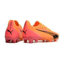 Chuteira Campo Puma Ultra Ultimate FG Laranja e Rosa - imagem 3
