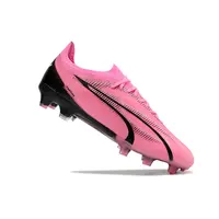 Chuteira Campo Puma Ultra Ultimate FG Rosa e Preto - imagem 3
