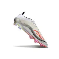 Chuteira Campo Adidas F50 FG Branco, Vermelho e Preto - imagem 3