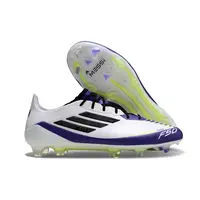 Chuteira Campo Adidas F50 FG Messi Branca, Roxa e Verde - imagem 6