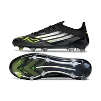 Chuteira Campo Adidas F50 FG Preta e Verde - imagem 4