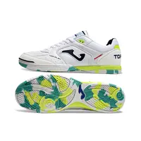 Chuteira Futsal Joma Top Flex Rebound IC Branca, Amarelo ... - imagem 5