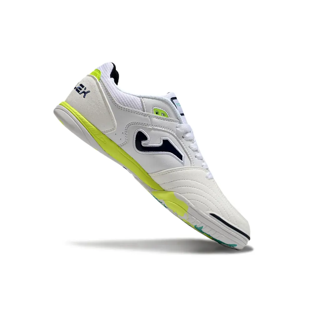 Chuteira Futsal Joma Top Flex Rebound IC Branca, Amarelo ...