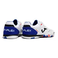 Chuteira Futsal Joma Top Flex Rebound IC Branco, Azul e Rosa - imagem 2