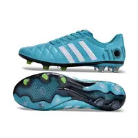 Chuteira Campo Adidas AdiPure 11 Pro FG Azul e Branca - imagem 3