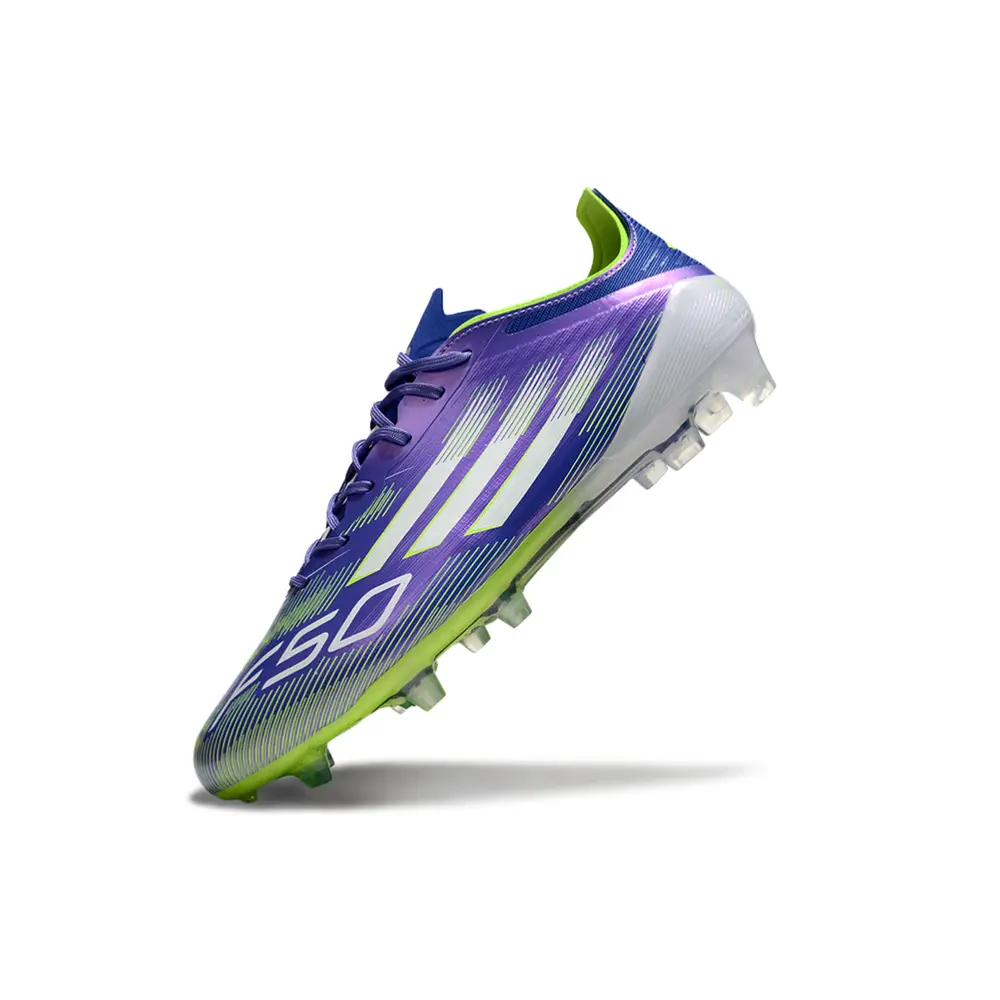Chuteira Campo Adidas F50 FG Roxa e Verde