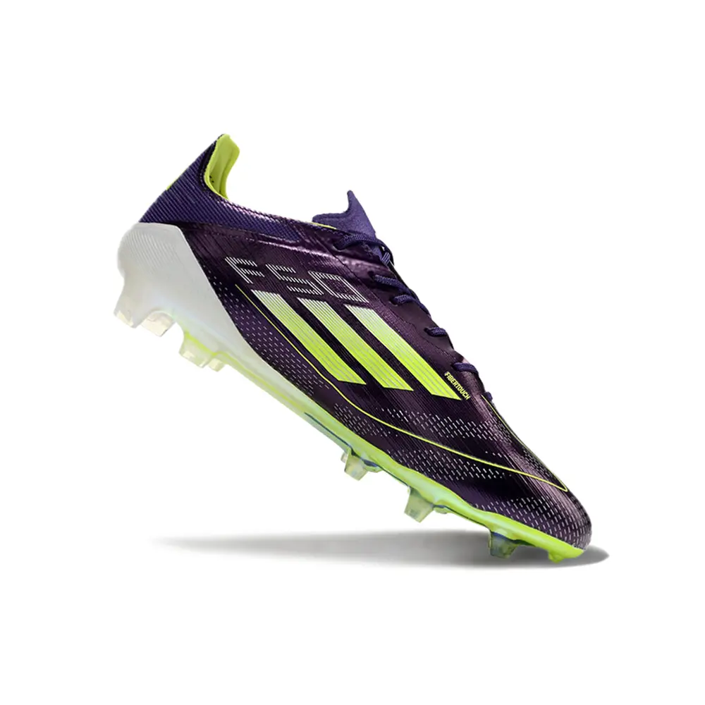Chuteira Campo Adidas F50 FG Roxa e Verde