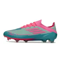 Chuteira Campo Adidas F50 FG Verde e Rosa - imagem 1