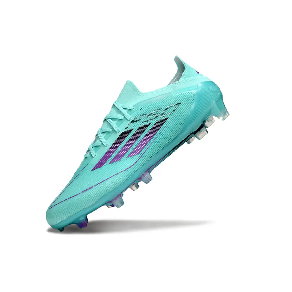 Chuteira Campo Adidas F50 FG Verde e Roxa