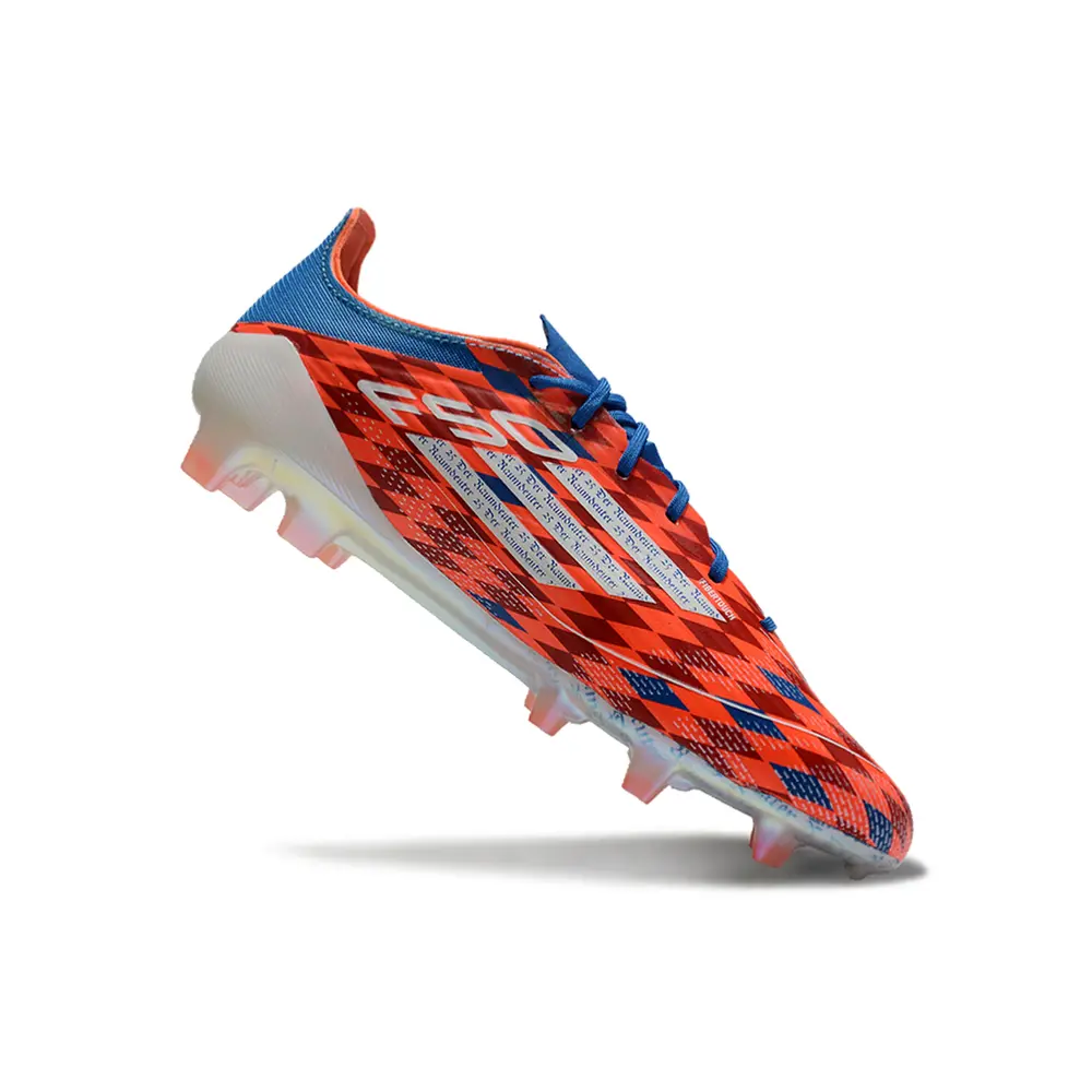 Chuteira Campo Adidas F50 FG Vermelha e Azul