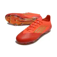 Chuteira Campo Adidas F50 FG Vermelha e Dourado - imagem 4