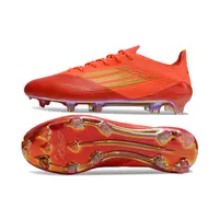Chuteira Campo Adidas F50 FG Vermelha e Dourado - imagem 3