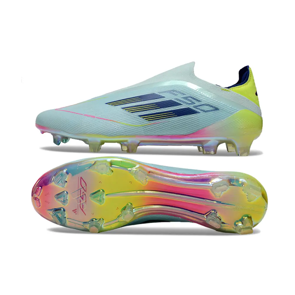 Chuteira Campo Adidas F50 LL FG Branca e Colorida
