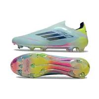 Chuteira Campo Adidas F50 LL FG Branca e Colorida - imagem 5