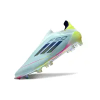 Chuteira Campo Adidas F50 LL FG Branca e Colorida - imagem 6