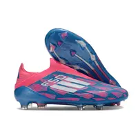 Chuteira Campo Adidas F50 LL FG Rosa, Azul e Branco - imagem 3