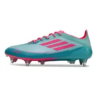 Chuteira Campo Adidas F50 Ponta de Aluminio Verde e Rosa - imagem 1