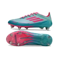 Chuteira Campo Adidas F50 Ponta de Aluminio Verde e Rosa - imagem 6