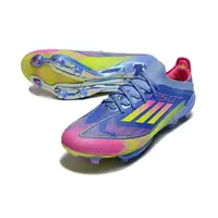 Chuteira Campo Adidas F50+ FG Azul e Rosa - imagem 4