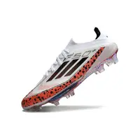 Chuteira Campo Adidas F50+ FG Branca e Laranja - imagem 5